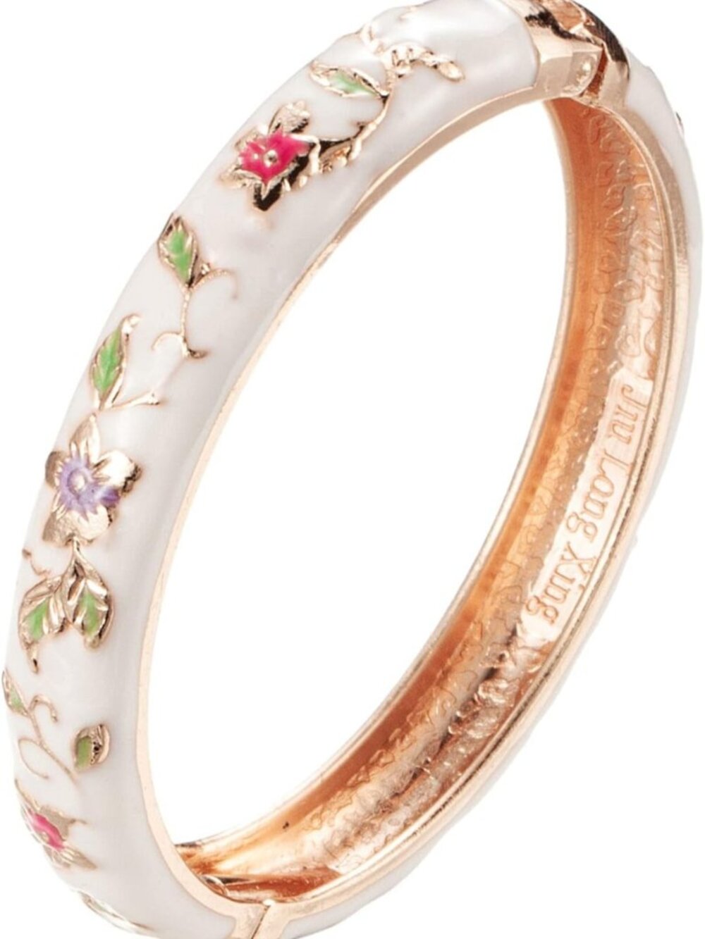Colorful Vintage Cloisonne Hinged Bangles for Women - Enameled Jewelry Gift